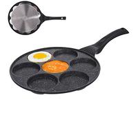 Orion Grande poêle à œufs Ø 27 cm – Pour 7 œufs – Gaz & induction – Antiadhésif