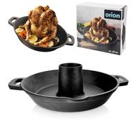 orion group LITINA Poêle à frire avec support pour poulet en fonte 28 cm