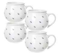 orion group Lot de 4 tasses à café en céramique, 190 ml