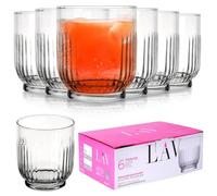 orion group Lot de verres à eau 300 ml | Lot de 6 verres à jus universels en verre - Haute résistance aux chocs - Verres à jus - Verres à long drink
