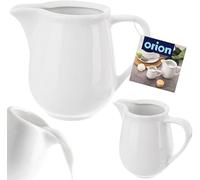 orion group Pot à lait en porcelaine 260 ml | Pichet à lait en porcelaine avec poignée blanche