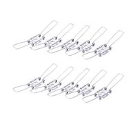 ORION LIGHTSTYLE Lot de 10 ressorts de maintien en métal argenté pour verre de lampe