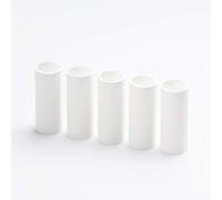 ORION LIGHTSTYLE - Lot de 5 douilles E14 - Blanc - Diamètre : 26 mm - Longueur : 65 mm - Pour douilles à bougie étroites E14