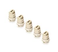 ORION LIGHTSTYLE Lot de 5 douilles G9 avec bague filetée et douille M10 x 1 - Blanc