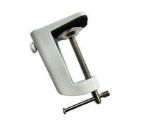 ORION LIGHTSTYLE Support de table serre-joint de table pour lampes loupes, lampes de travail, serre-joint à vis, fixation rotative, blanc