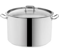 Orion | Marmite - 30 L - Acier inoxydable - Adapté à l'induction - Marmite avec couvercle - Résistant au lave-vaisselle