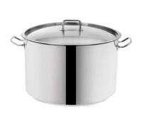 ORION Marmite en acier Marmite pour la gastronomie avec couvercle 40 cm 30l