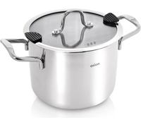 Orion | Mijoteuse avec couvercle en verre - 18 cm - 3,5 l - Marmite en acier inoxydable - Adapté à l'induction - Lavable au lave-vaisselle - VENICE