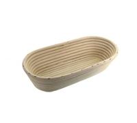 ORION Panier à Pain en rotin pour pain ovale fait maison 32 x 15 cm, hauteur 9 cm