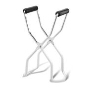 Orion Pince de préhension pour bocaux/bouteilles, chromée, blanche, 30,2 x 11,3 x 6,3 cm