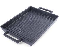 Orion | Poêle - Plaque grill aluminium - 43x26 cm - Granit anti-adhésif - Résistant à la chaleur - Lavable en machine