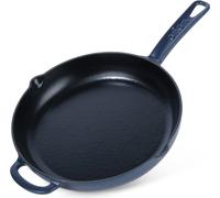 Orion | Poêle - Poêle en fonte - Ø 28 cm - Noir et bleu - Polyvalent - Résistant à la chaleur - Qualité robuste