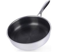 Orion | Poêle - Poêle profonde - Ø 26 cm - Acier inoxydable - Revêtement antiadhésif - Lavable en machine
