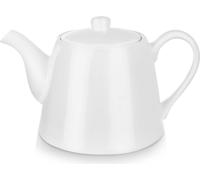 Orion Pot à café en porcelaine Pot à thé avec anse et couvercle pour café thé blanc LUNA 2 L