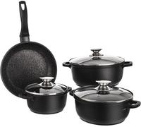 Orion Set de casseroles avec revêtement en granit Poêle à frire GRANDE