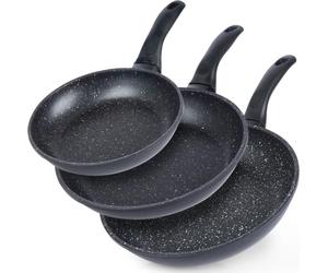 Orion | Set de poeles - 20/24/28 Cm - Antiadhésif - Adapté a l'induction - 3 pieces