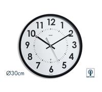 ORIUM Abylis - Horloge analogique murale silencieuse - Diamètre 30 cm - Noir