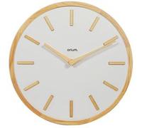 Horloge murale Epsilon Ø 30 cm - Bois naturel