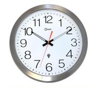 Orium Horloge murale Ø 35 cm étanche radio-contrôlée inox