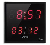 Orium Horloge LED Date - Rouge