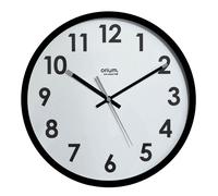 Orium Horloge murale eco-conçue Naturalis silencieuse - Noir