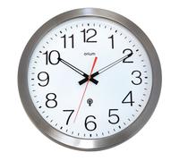 ORIUM Horloge murale étanche radio-contrôlée, Ø 35,5 cm - Inox