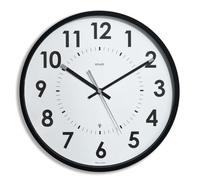 Orium Horloge murale Abylis – Radio contrôlée Ø30 cm – Noir