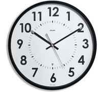 CEP Orium Horloge murale radiocommandée Abyliss Horloge à quartz silencieuse noire