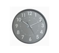 Horloge murale à quartz diamètre 30 cm - grise