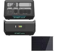 Orium - Station électrique IZYWATT.eco 2048Wh injection réseau + panneau solaire 440W + batterie Izywatt.extra