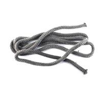 Orivin Cordon d'étanchéité pour four, cheminée, joint de porte de poêle à bois, 12 mm x 3 m, fibre de verre noire