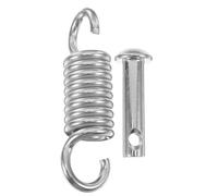 Orivin Kit De Suspension Pour Hamac, Matériel À Ressort, Crochets Et Boulons À Ressort Robustes Pour Chaises Suspendues, Balançoires De Porche, Sacs De Frappe Φ6,5 X Φ34 X 130