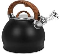 Orivio - Cuisinière à gaz/plaque à induction Théière 3 L - Acier inoxydable Théière de camping