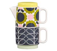 Orla Kiely Théière et Mug en céramique - Forêt de fleurs de pétoncles