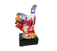 Ornement de statue de palmier - signe de paix, présentoir de figurines à la main, sculpture, objet d'art en forme de palmier, pièce d'accent de modèle de doigt, design d'affichage | statue d'art à la
