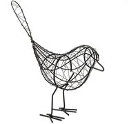 ornement d'oiseau pour la décoration de jardin et de maison, ornements d'oiseaux en fer forgé noir