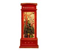 Ornement lumineux - OKUMGGYJ - Lanterne boule à neige - Multicolore - 12 cm - Noël