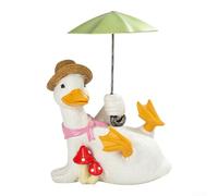 Ornement Mignon pour fibre de Verre Extérieur Ornement Mignon | Design ludique parapluie, résine pour robuste, pour idéal jardin extérieur, terrasse, bordure de piscine