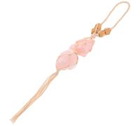 Ornement Mignon Rétroviseur en Pierre de Suspendu Voiture Rose, Style