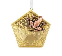 Ornement Suspendu en métal Premium Harry Potter Hallmark, décoration d'arbre, boîte de Grenouille en Chocolat, Collection, Or