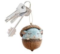 Ornements d'animaux en forme de gland 2D plat mignon rustique créatif pour | Figurines d'animaux en forme de gland pour décor maison Décor mural et fenêtre fête d'hiver maison de ferme
