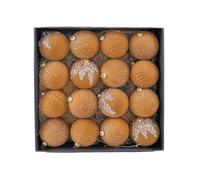 Ornements de Boules de Noël Finition Velours, Ensemble de Boules de 16 pièces de 7, 5 cm avec détails Scintillants et Cordons d ' Affichage pour Arbres Ensemble d ' Ornements de Noël avec Cordons