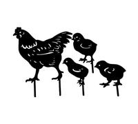 Ornements De Jardin En Plein Air, Jardin De Poulet, Arrière-Cour, Piquets De Pelouse, Décor En Plastique, Décoration De Cour De Poule, Support Cadeau Décoratif
