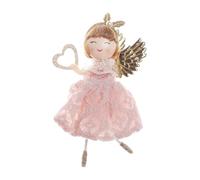Ornements de Noël d'ange, Ornement d'arbre de Noël - Pendentif Mignon de Fille de fée,Petite féerique avec Robe en Dentelle, Fournitures de décoration de fête, décoration de Maison de Vacances
