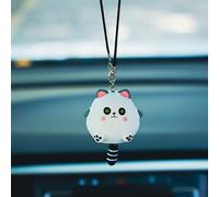Ornements de Voiture, Mignon Chat Pendentif Miroir de Voiture Rétroviseur Ornements Cat Suspendu Accessoires Cadeaux d'anniversaire Décoration Charme Voiture Suspendu