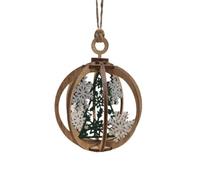 Ornements en bois pour sapin de Noël, bonhomme de neige, oiseau | Pendentifs d'arbre de Noël pour porte d'entrée, mur, fenêtre, poignée d'armoire, porche, cheminée A