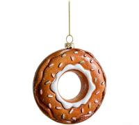 Ornements en Plastique pour Sapin de Noël Formes de Biscuit et Chef | Matériau plastique pour robuste pour usage récurrent Design minimaliste Divers modèles ludiques beignet chef pour