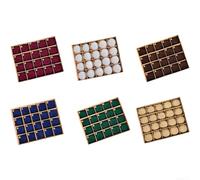 Ornements Flocés Doux 6cm 20 Vert Ornements Flocés Doux 6cm(Milk White) | Texture pour velours doux, finition élégante, non rayante, 6cm diamètre, lot de 20 assorties