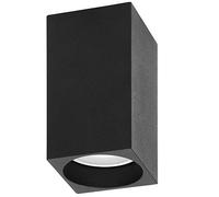 Orno Barbra Plafonnier carré GU10 IP20 50 W max (ampoule vendue séparément) (Noir)