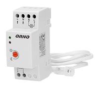 ORNO CR-219 Interrupteur Crepusculaire 10W - 3000W IP65 Résistant Aux Intempéries (Montage DIN pré-câblé) Blanc